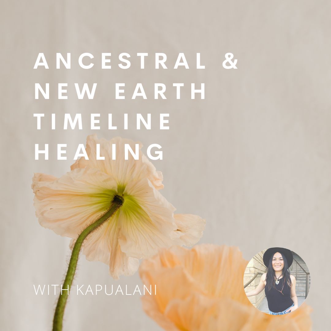 ancestral & new earth timeline healing Girl and Her Moon